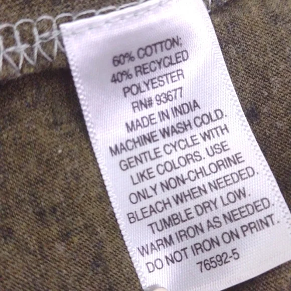 Mutual Weave Dark Sage Green Gray-Long-Sleeve Baseball Tee Jersey Shirt XL - Picture 7 of 12